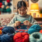 Intarsia knitting