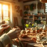 sustainable yarn knitting