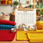 knitting size guide