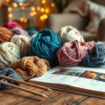 knitting fiber guide
