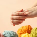 Knitting hand stretches