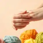 Knitting hand stretches