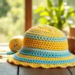 Crochet bucket hat pattern