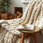 chunky knit blanket pattern