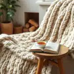 chunky knit blanket pattern