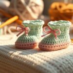 crochet baby booties