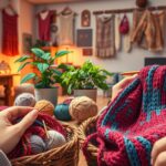 knitting or crochet