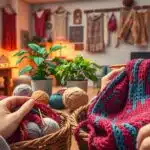 knitting or crochet
