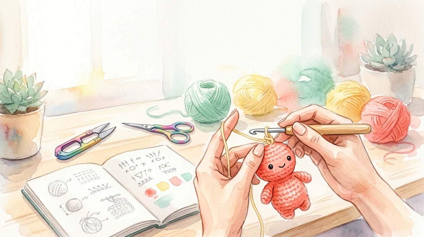 Amigurumi Pattern Symbols Guide for Beginners