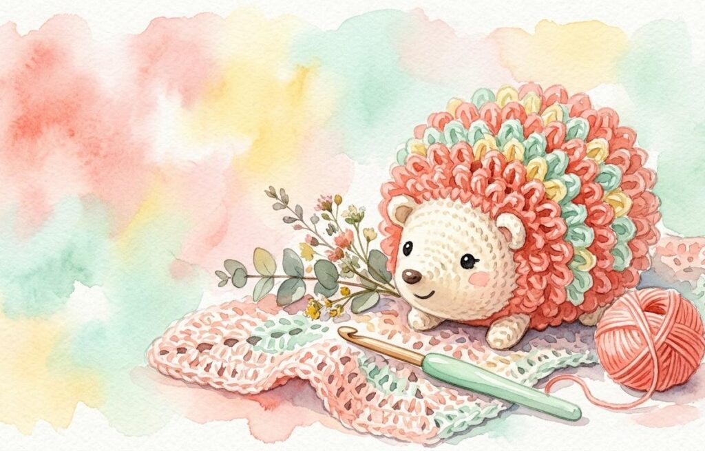 Free Amigurumi Pattern for Hedgehog (Beginner PDF)